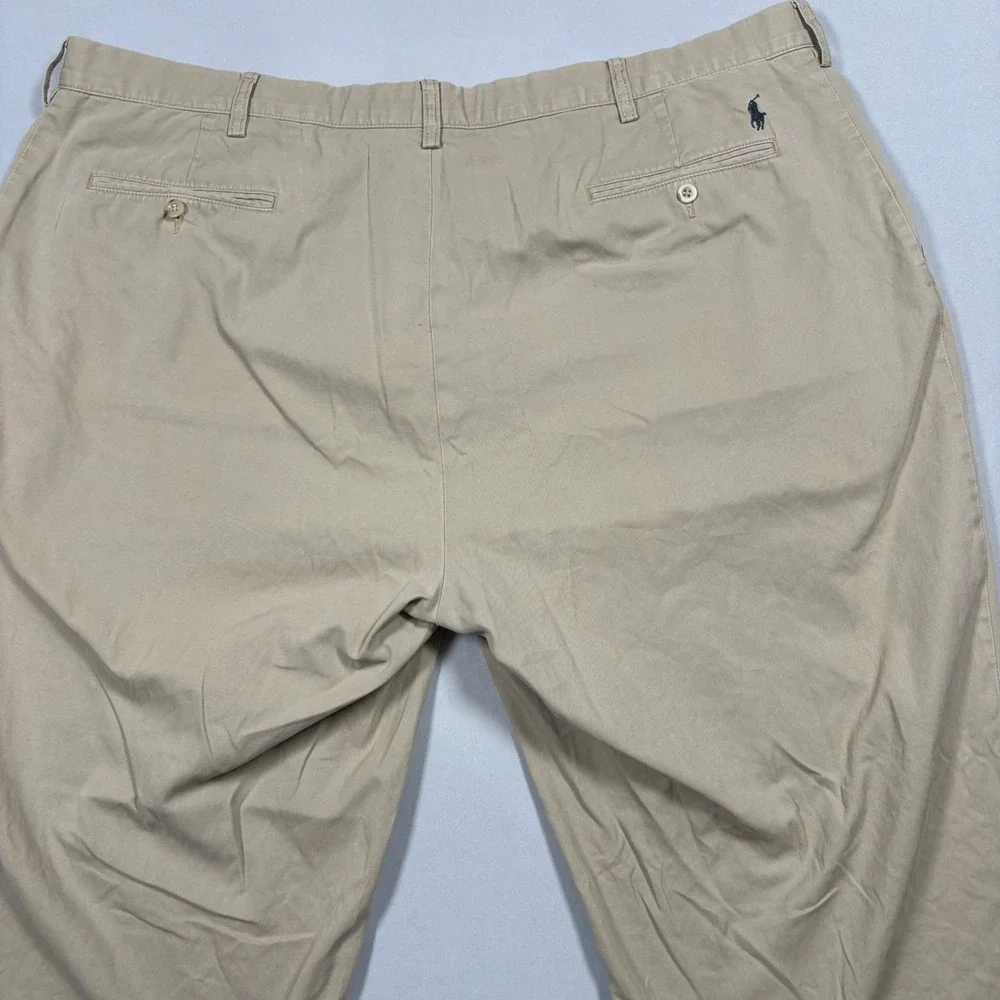 Polo Ralph Lauren Prospect Pant Mens 46x32 Tan Khaki Cotton Chino Big & Tall